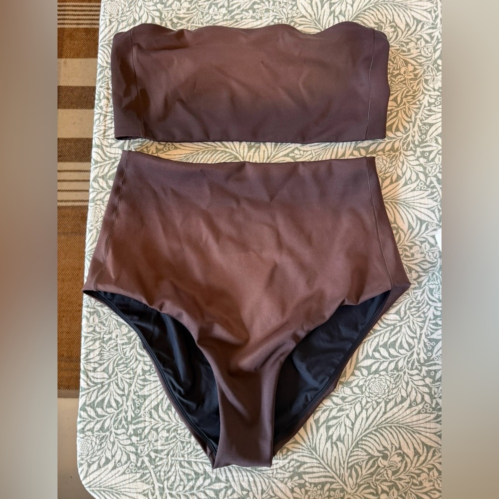 Left On Friday tube top bikini